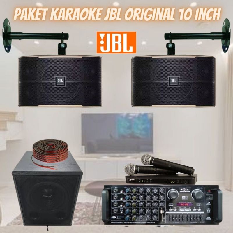 Paket Karaoke JBL 10 inch Original plus Subwoofer 12 inch Paket TOP