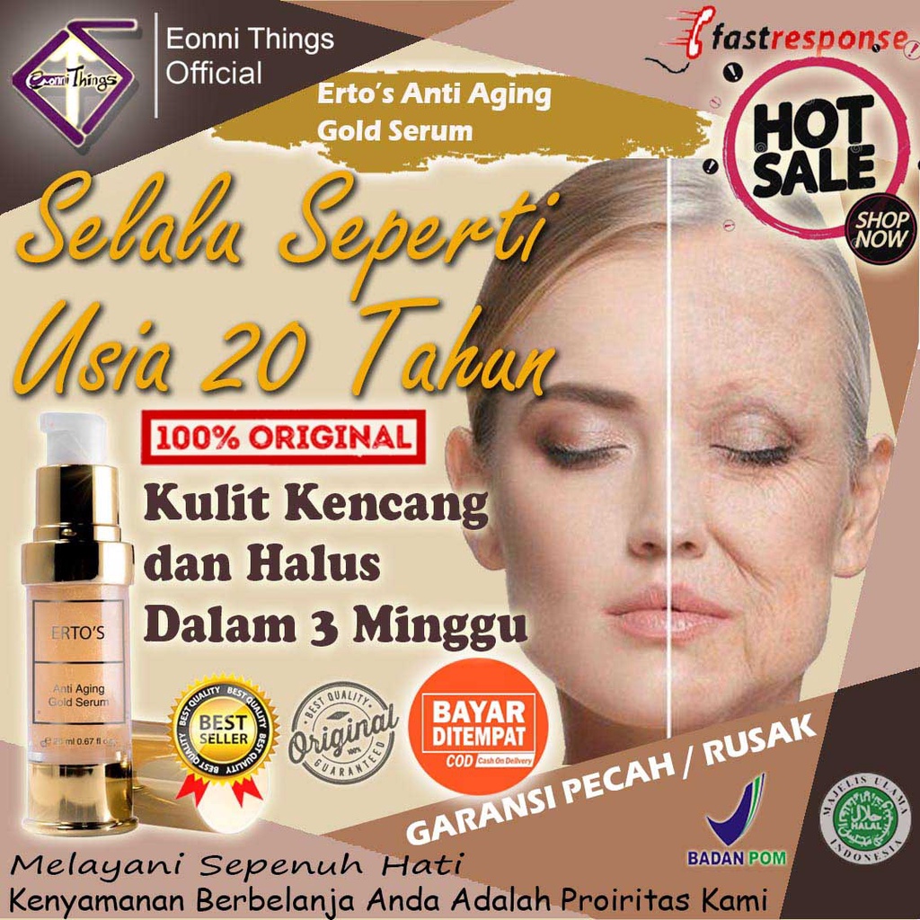 Serum Anti Aging Keriput Wrinkle Treatment Wajah Muka Whitening Brightening Beauty Skincare Skin Car