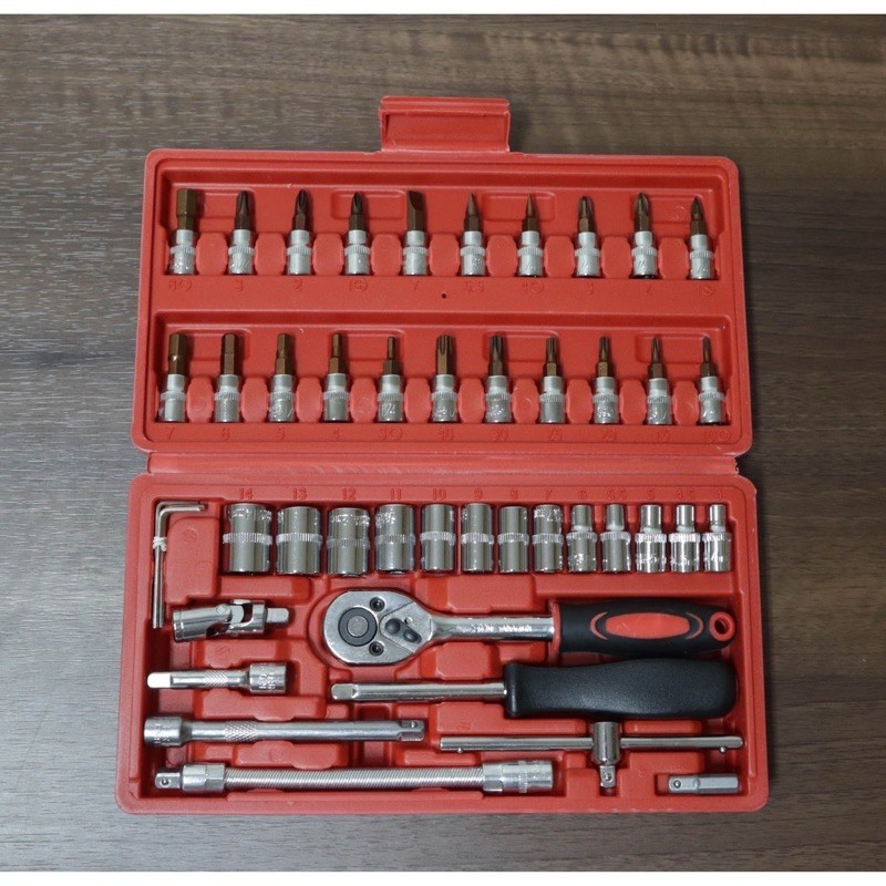 Socket Wrench Set Tools / Kunci Sock 46 pcs / Sok 46 in 1