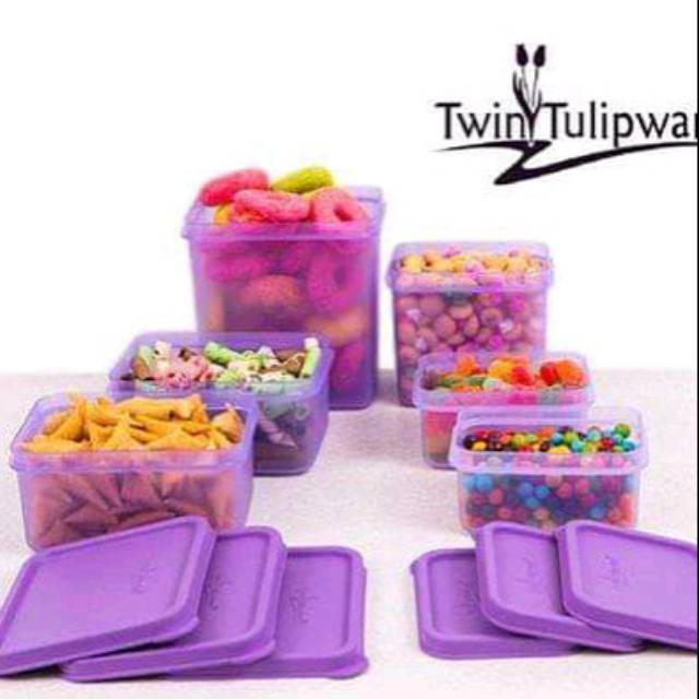 Set Toples snack tulipware