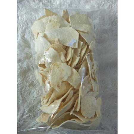 

Kerupuk Gadung Mentah Tanpa Bumbu.