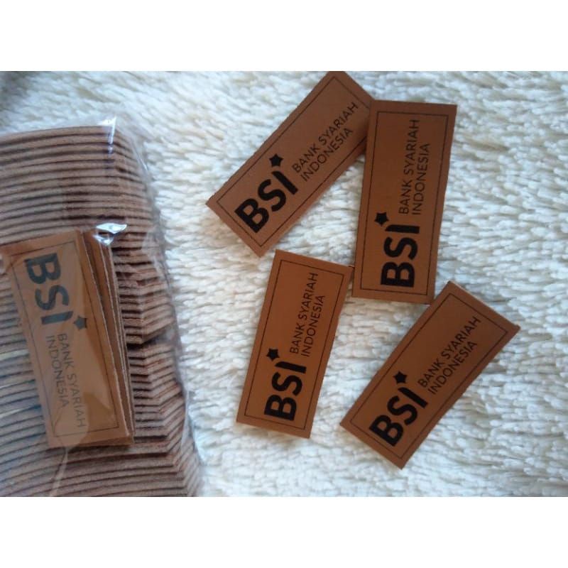 Label Kulit Sintetis