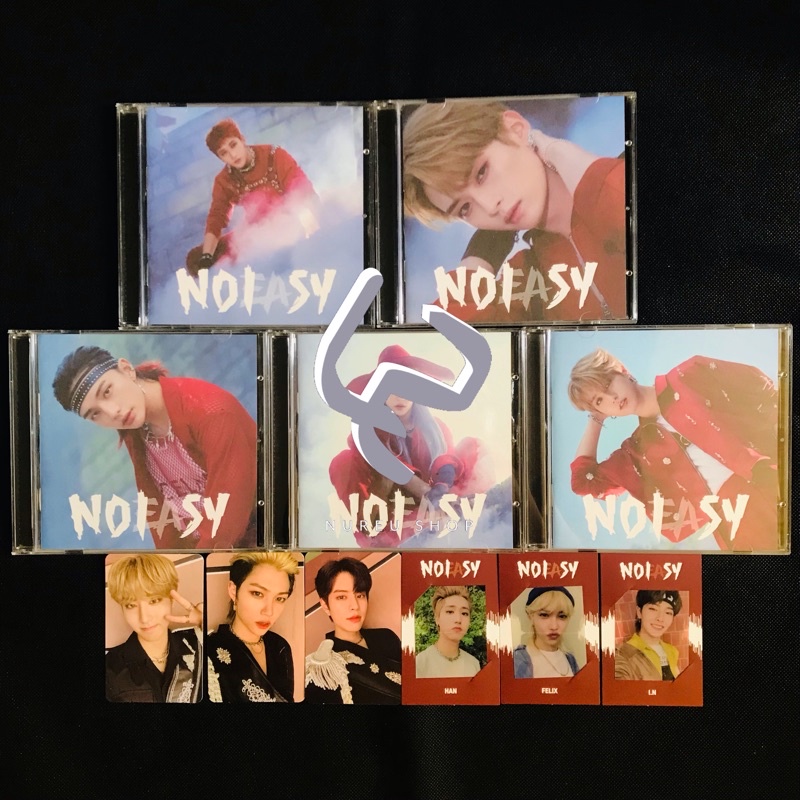 STRAY KIDS - Noeasy Jewel Case (Album/Photocard: Bang Chan Lee Know Hyunjin Han Felix Seungmin I.N)