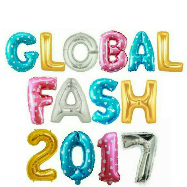 Balon foil huruf / balon huruf dan angka / balon huruf / balon angka / balon abjad