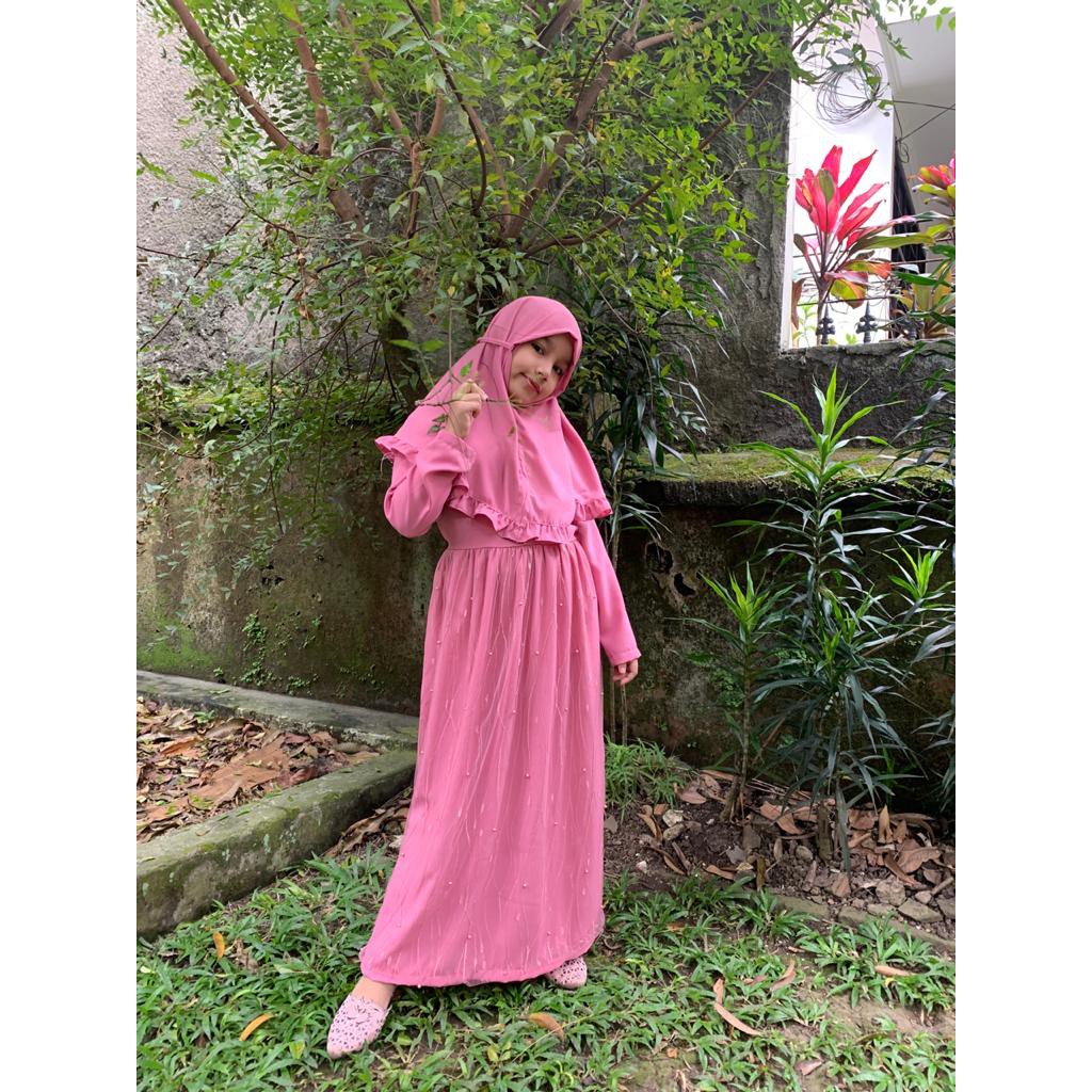 GAMIS AZIEL SYARI KIDS UNTUK ANAK 1-12TAHUN/BABY/GAMIS BAGUS MURAH/FARELY KIDS/SYARI ANAK/BAJU ANAK RUMAH KEBAYA BANDUNG RUMAH SONGKET BANDUNG