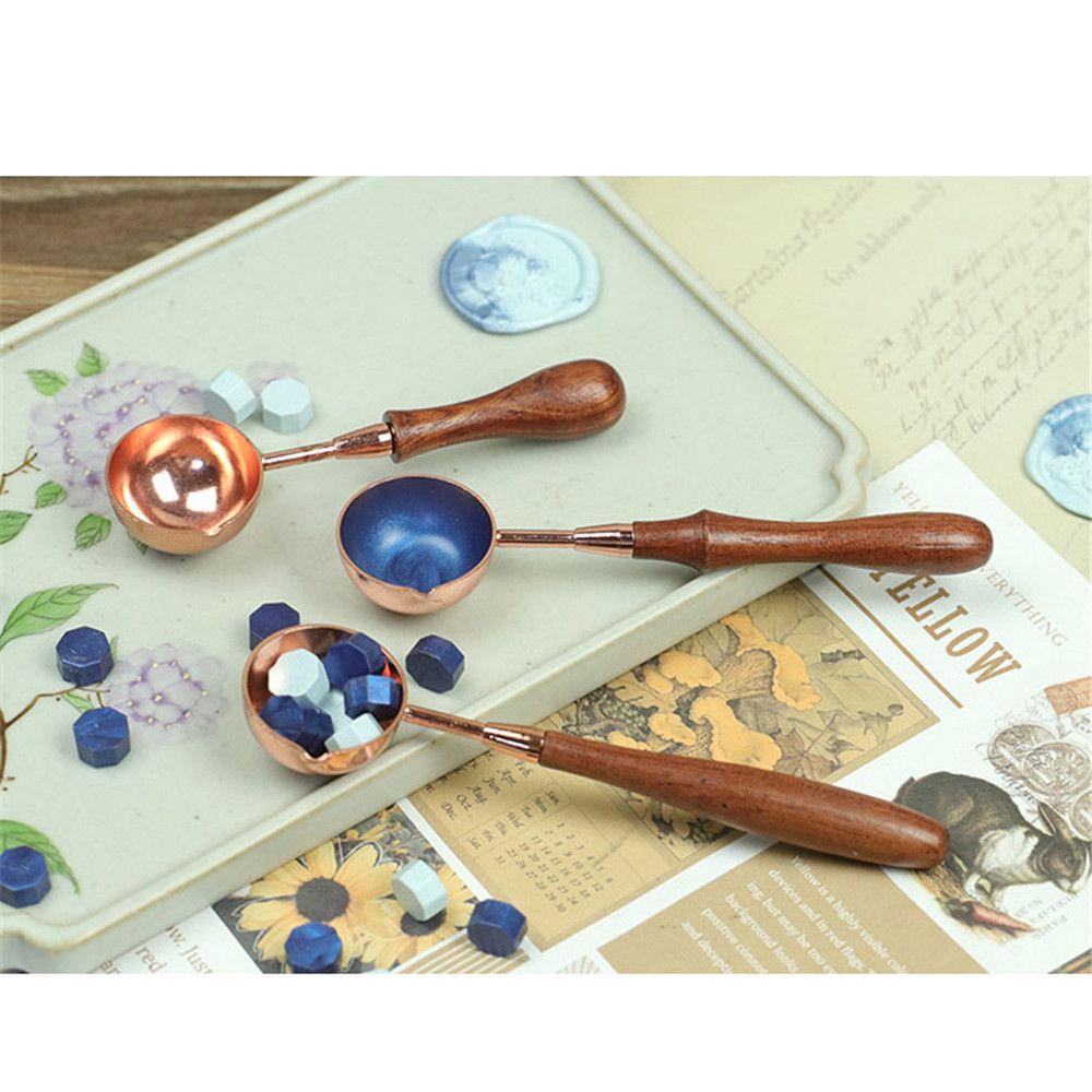 R-flower Sealing Wax spoon New vintage Undangan Pernikahan Amplop Wax stamp