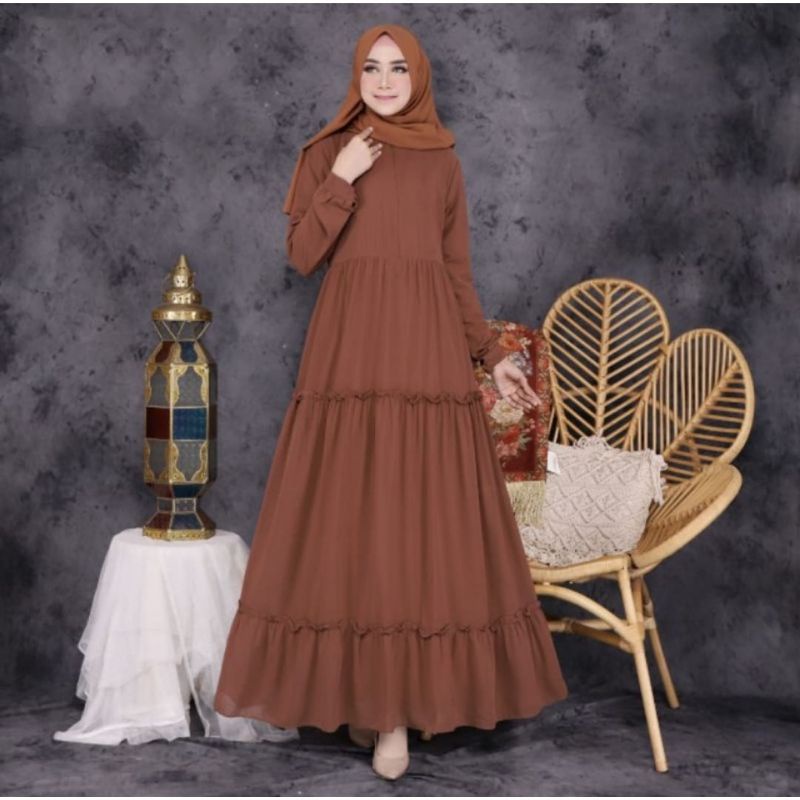GAMIS CERUTY MOTIF POLOS REMPEL