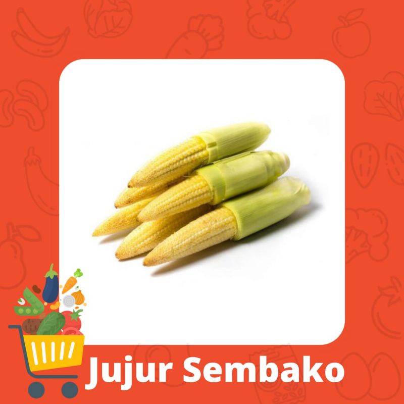 

Jagung Acar | Jagung Muda | Jagung Baby | Baby Corn - 1 pack