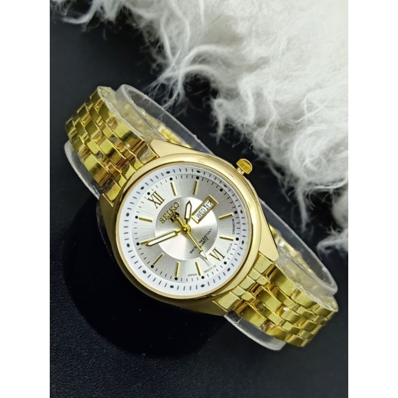 SEIKO JAM TANGAN CEWEK TANGGAL HARI AKTIF