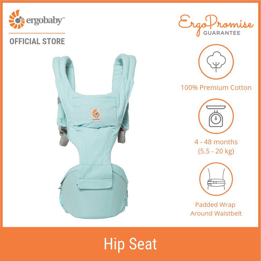 Ergobaby Hipseat Carrier - Island Blue/Gendongan Bayi Hipseat Ergobaby Original
