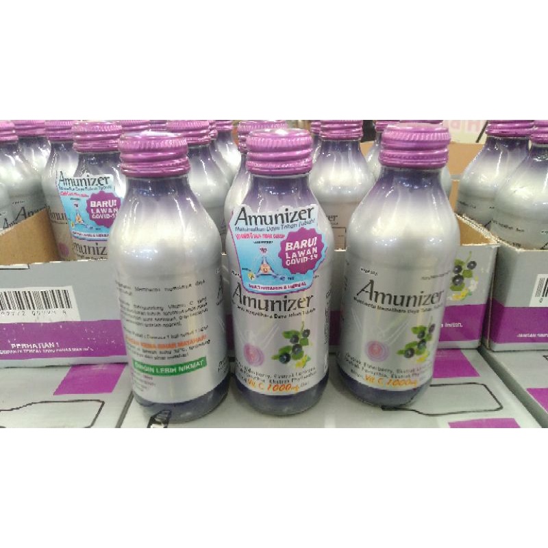 

Amunizer 140ml Minuman Vitamin menjaga kesehatan dan stamina tubuh