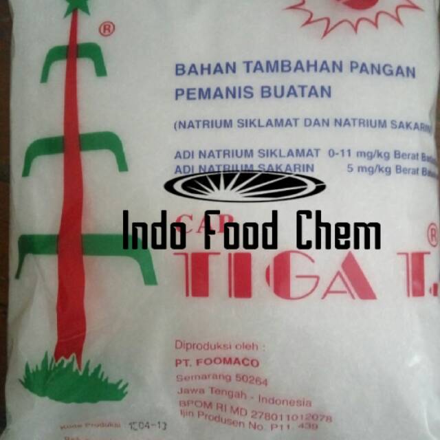 

Natrium Siklamat Tiga T 1000gr - Pemanis buatan