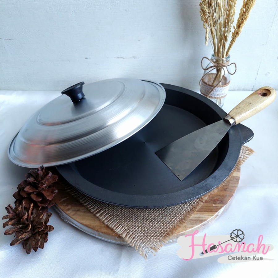 Loyang Martabak Manis Bangka Ukuran 13 16 18 20 22 24 cm Besi Baja TEBAL