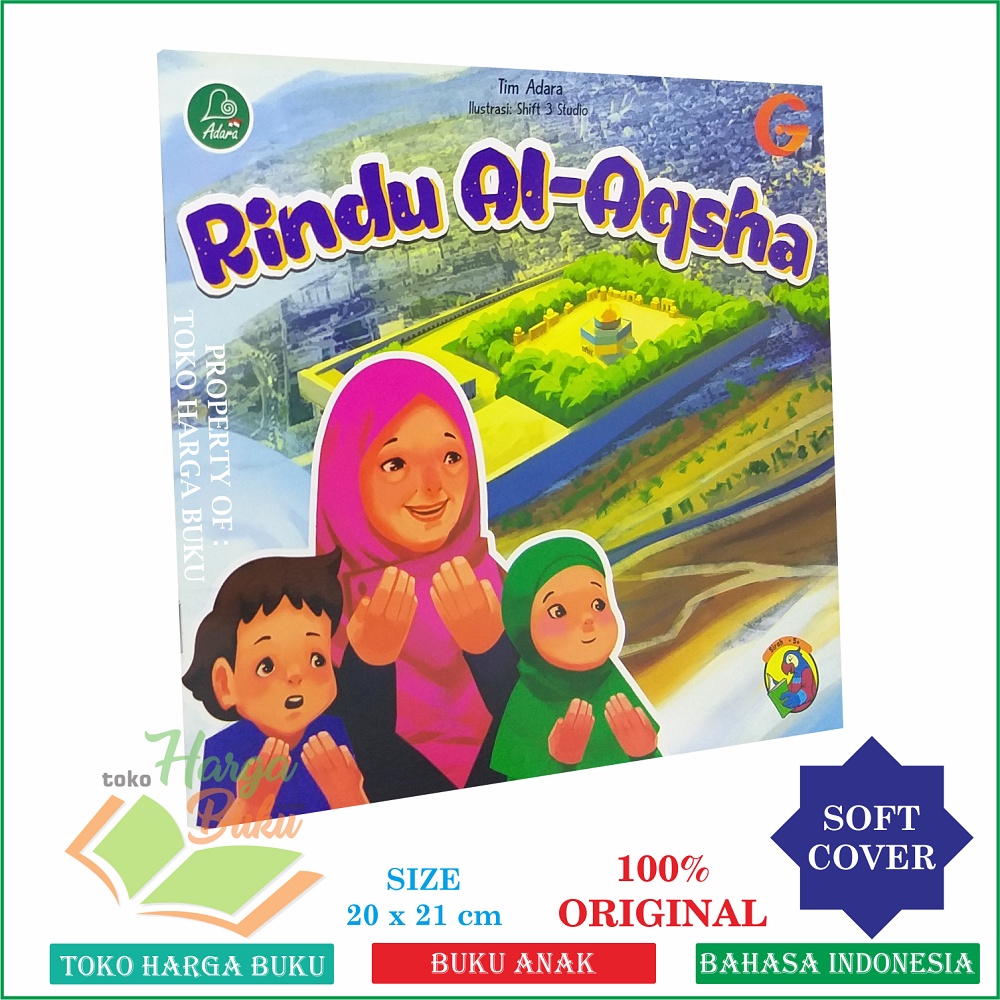 Foto Rindu Al-Aqsha - Buku Anak Penerbit Gema Insani Press