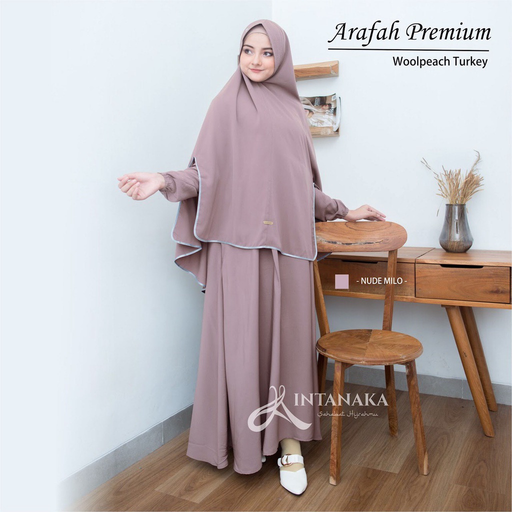 Gamis Wolfis Premium Gamis Syari Arafah Premium Jumbo Series