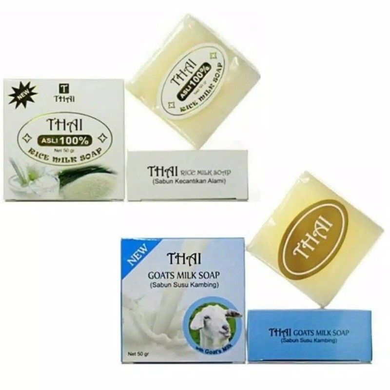 Sabun THAI Beras|Susu kambing 50g
