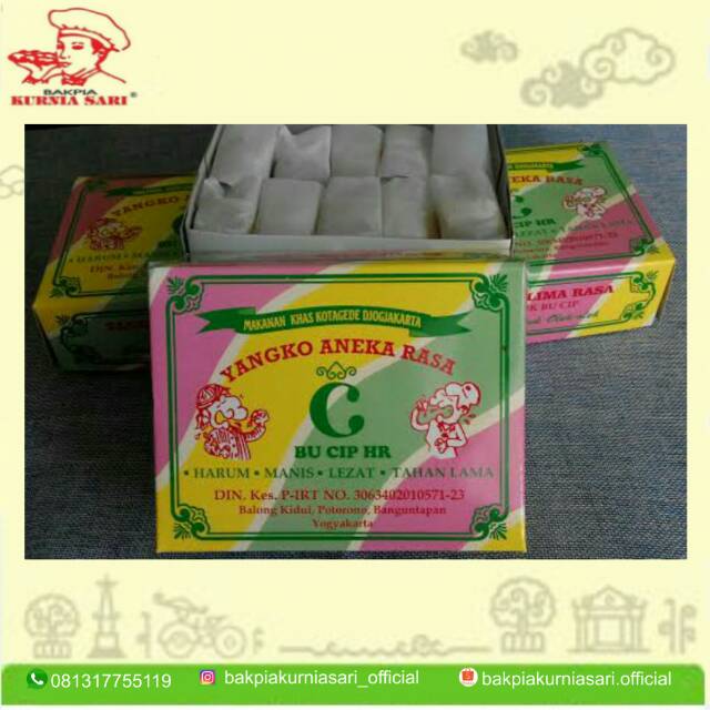 

Yangko Bu Cip- Yangko Khas Jogja- Yangko Enak- Yangko Legit