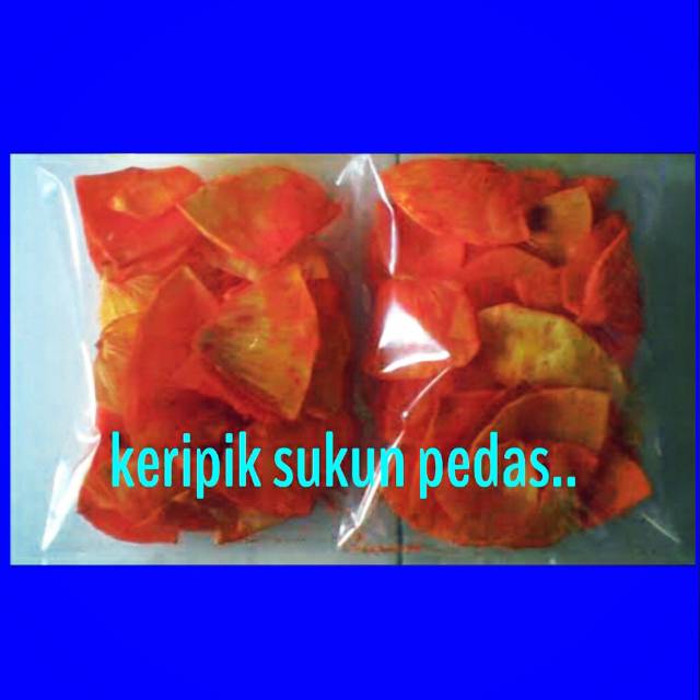 

Keripik sukun pedas /tanpa pengawet