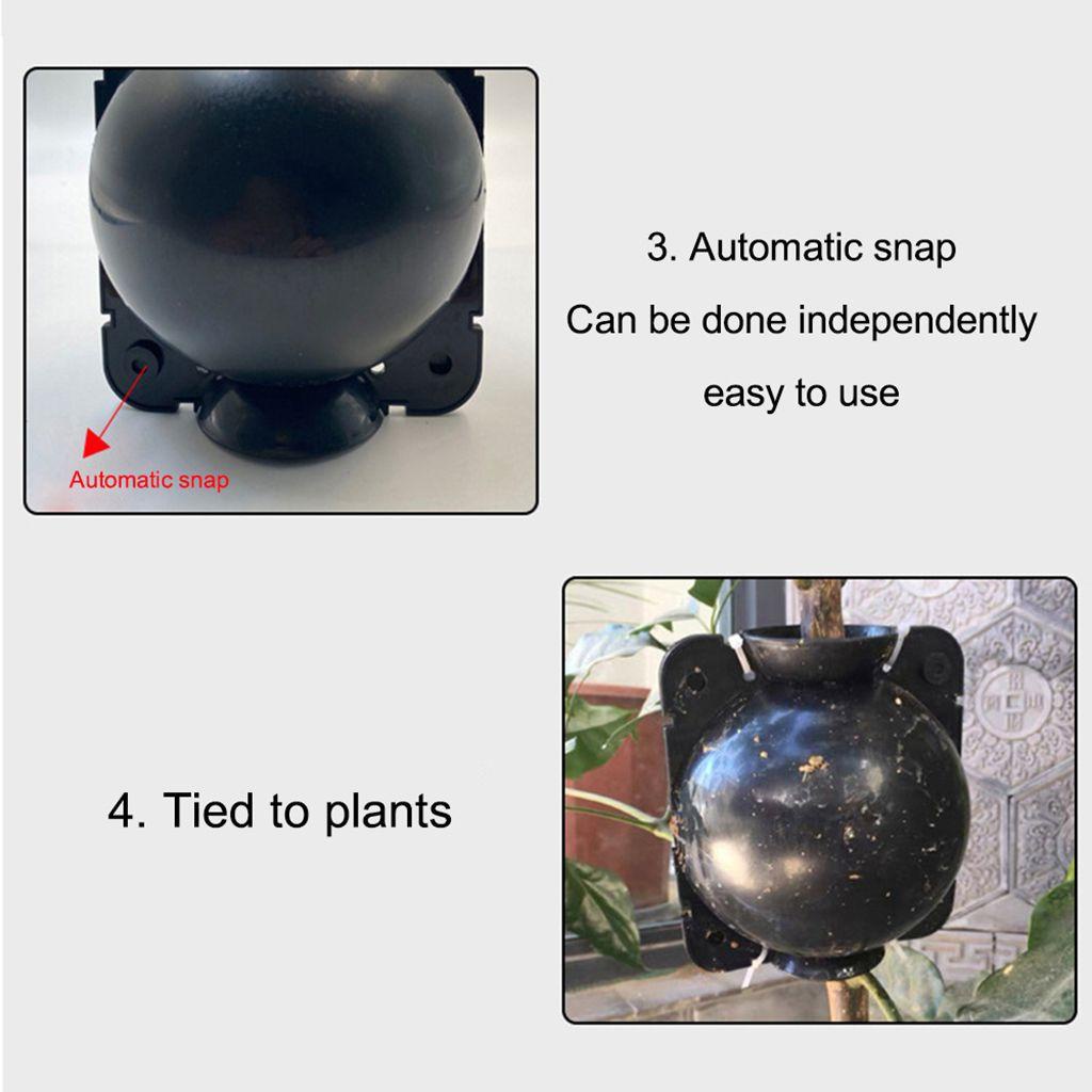 Bola Rooting Tanaman Agustina 10pcs/pack Diameter5 /8 /12Cm Alat Rooting Tekanan Tinggi Alat Tanam Reuseable Plastik