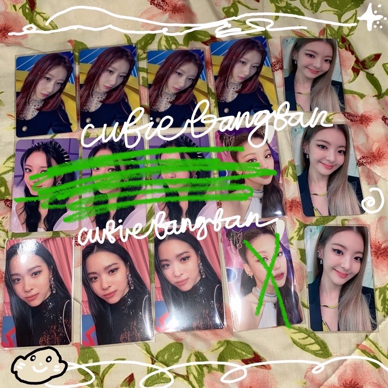 [JANGAN LUPA BACA DESKRIPSI] ITZY CRAZY IN LOVE POB JYP OFFICIAL DARI EVENT MECIMA CHAERYEONG LIA RY