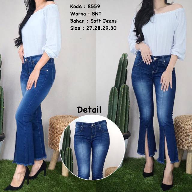DMJ Jeans Cutbray Belah Depan