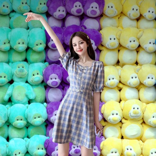 Baju Dress Pesta Natal Wanita Remaja Dewasa Korea Murah Kekinian Terbaru 2020 Dres Virgo Kotak