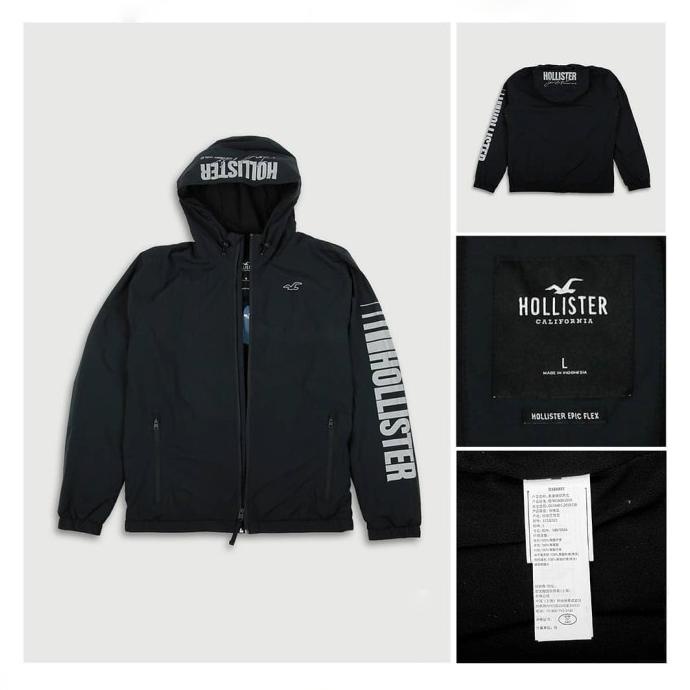 HOTSALE Jaket Hollister Epic Flex Flash Reactive Fleece Lined Jacket Original