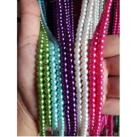 Mutiara Sintetis ( Mutiara Berat ) Uk 6mm Harga/string