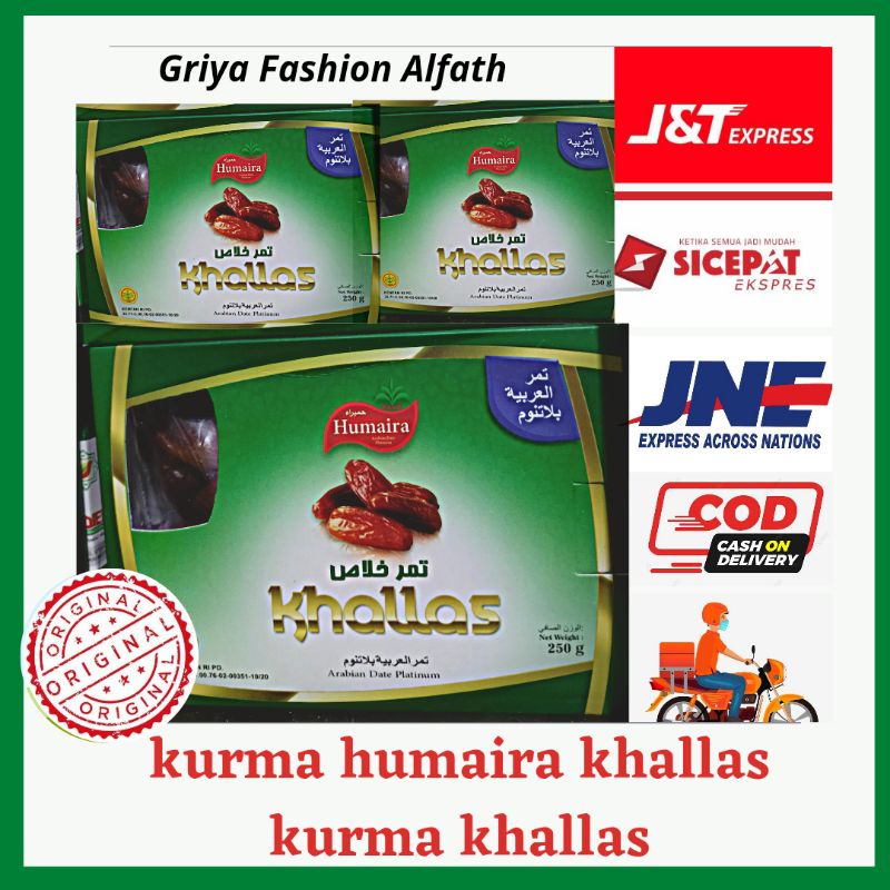 

Kurma humaira khallas | kurma khalas | kurma khallas qoswa 250gr, 500gr, & 1kg