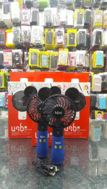 Mini fan Portable Kipas Angin Genggam USB Karakter Doraemon SX115 Mini Fan SQRS Cute Rabbit Fan