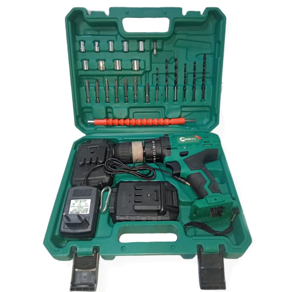 Bor Cordless / Bor Baterai 21V Bor Impact / Bor MAILTANK SH-215 CORDLESS IMPACT DRILL 21 VOLT