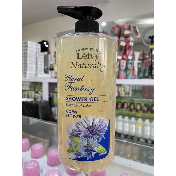 Leivy Naturally Shower Gel Floral Fantasy Corn Flower 1000ml