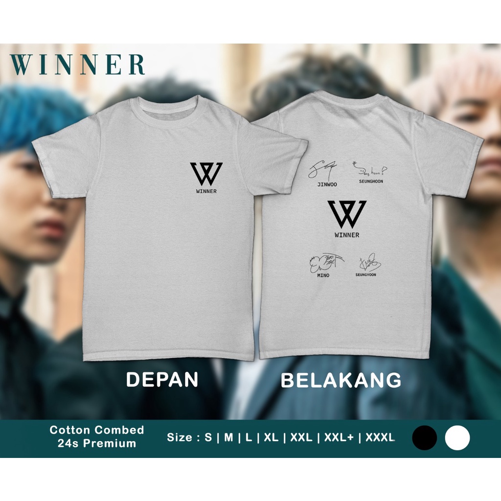 Pretty Savage- Kaos Oversize Winner Sign Depan Belakang