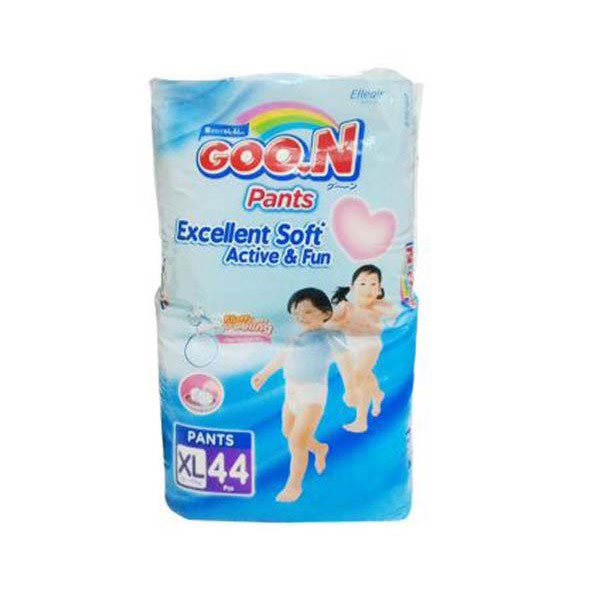 Goon Pants Excellent Soft Active and Fun XL 44 Popok Bayi [3 pcs/karton]