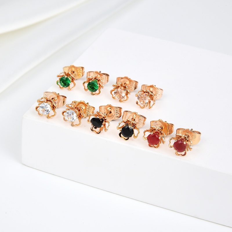 anting titanium wanita emas muda anti karat dewasa tusuk korea asli panjang dan luntur korea style selamanya dewasa 71e