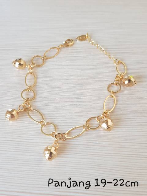 Gelang jurai import xuping / perhiasan xuping lapis emas 18k import / xuping yaxiya gelang