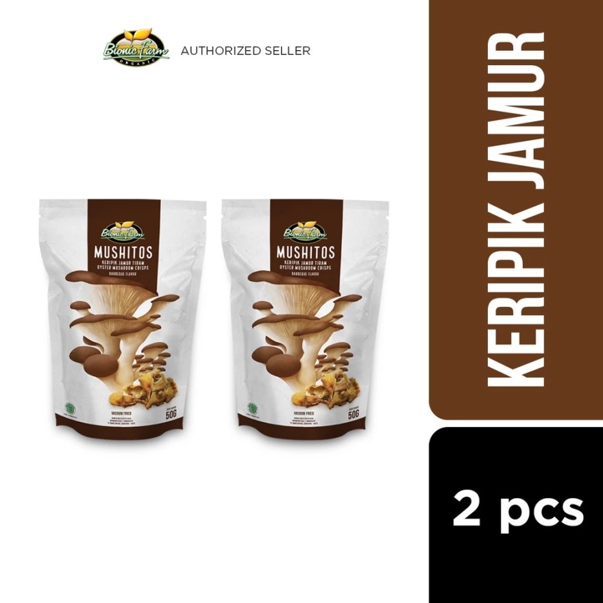 

Bionic Farm Keripik Jamur Tiram Barbeque - 2 pcs