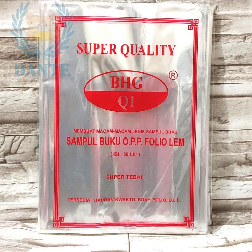 

17k>< Sampul Plastik Lem BHG uk FOLIO isi 50 Lembar