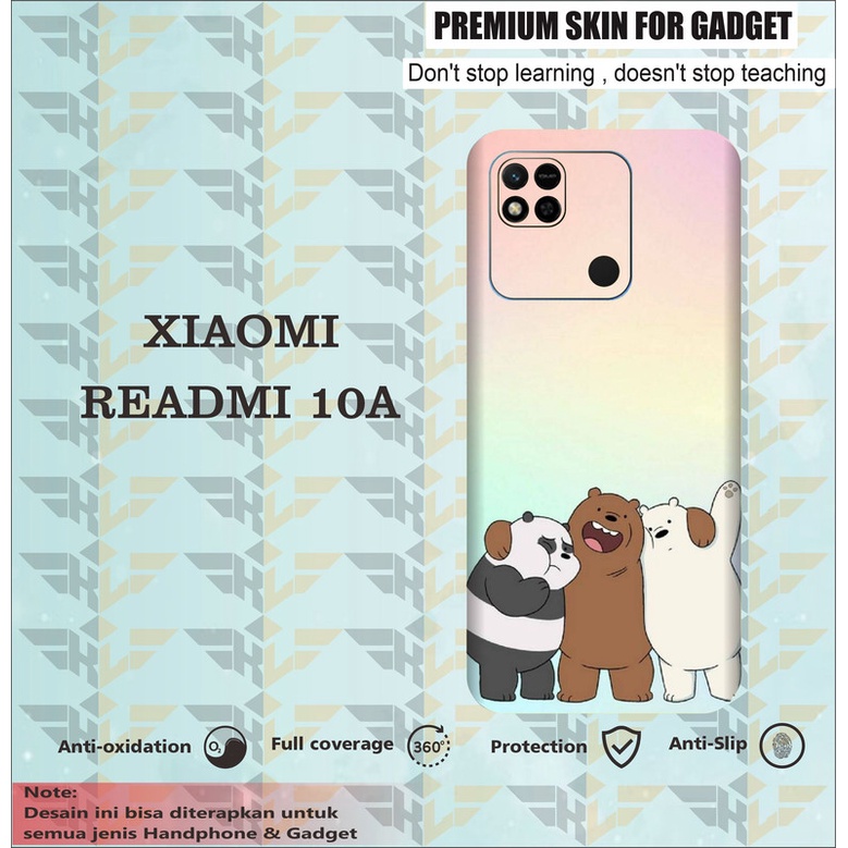 GARSKIN HANDPHONE 2PCS XIAOMI READMI 10A BEARS