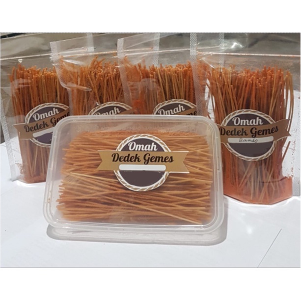 

MIE LIDI BITING | 100GR KEMASAN PLASTIK | 500ML KEMASAN TINWALL