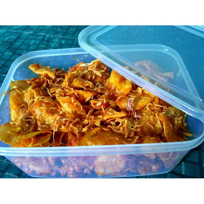 

keripik kering kentang pedas manis kemasan 500gr