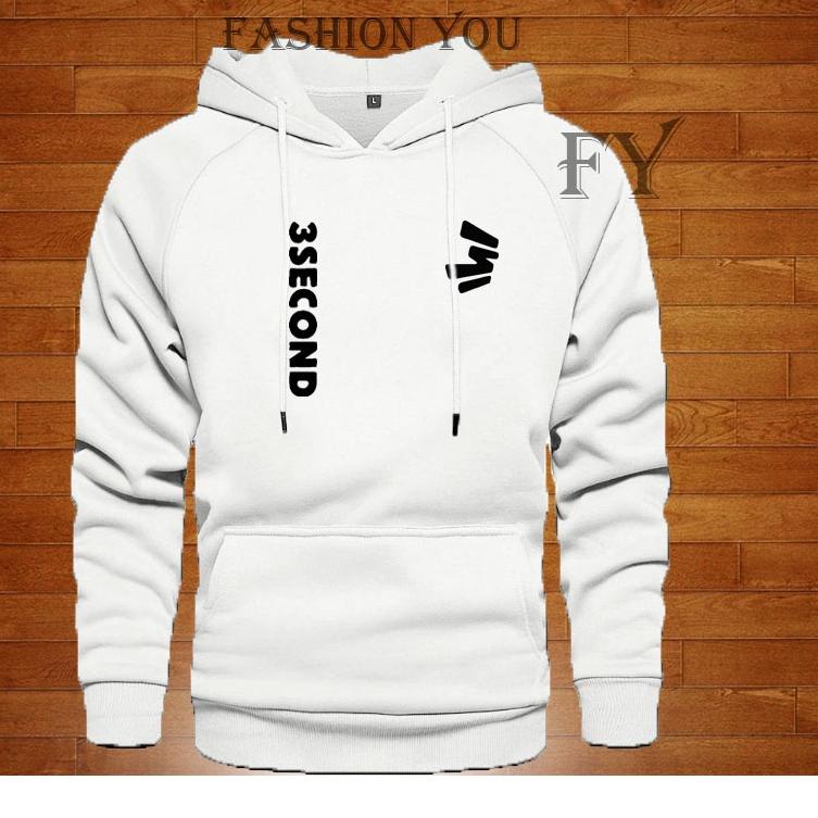 Paling Disukai.. Hoodie 3second Kiri Kanan Text Hitam Jaket Pria Wanita Terkeren Sweater Hoodie