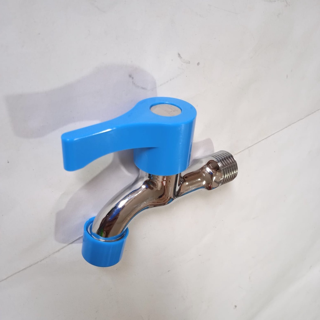 Kran Tembok Kamar Mandi 1/2inch Handle Warna Keran Air taman bak kamar Mandi Black faucet murah kran wudhu multifunction