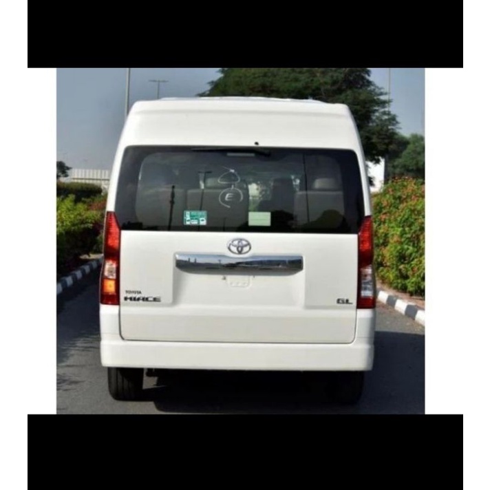 Bemper Bumper Belakang Mobil Toyota Hiace Premio Tahun 2019 2020 2021 2022 2023 2024