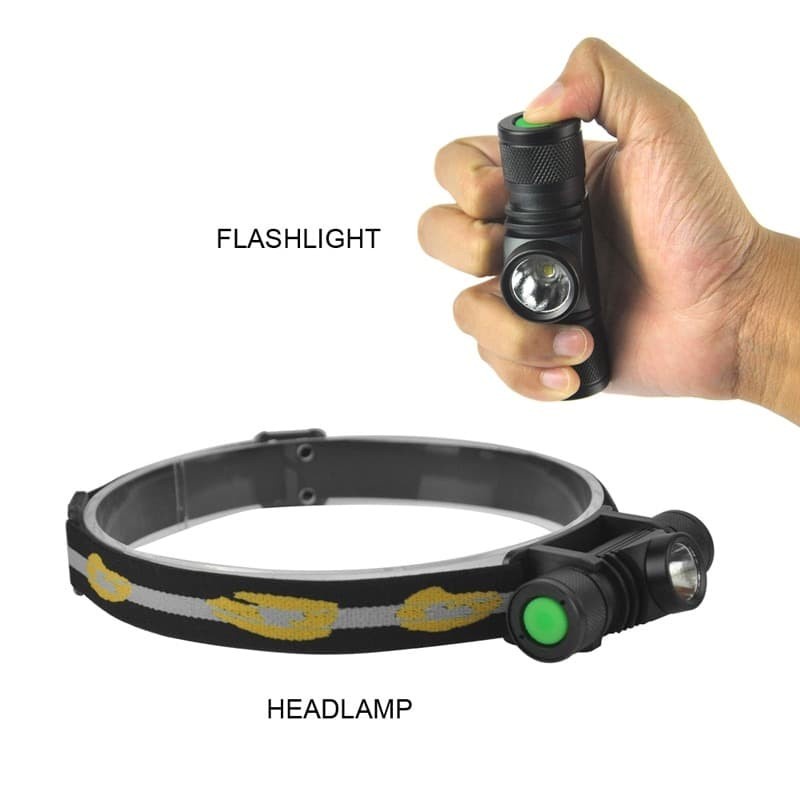 BORUIT Senter Kepala Headlamp Headlight LED XML L2 - EHL0628 - Black