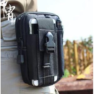 Dompet / Sarung Hp Army Tas Pinggang Dompet /Sarung Hp Army 1188 - Hitam Berkualitas