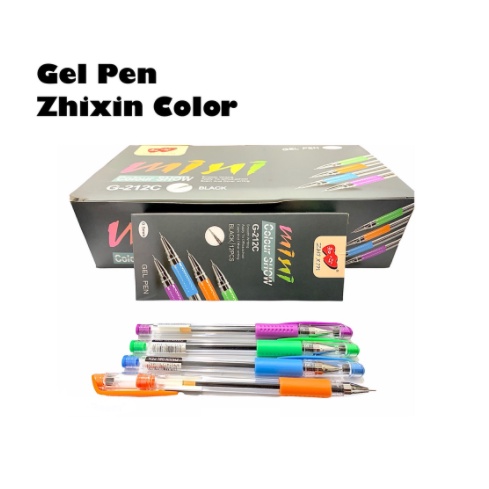 

Pulpen Gel Mini Zhixin Colour Grip / Ballpoint / Pulpen Gel Hitam / Alat Tulis / Bulpen Hitam