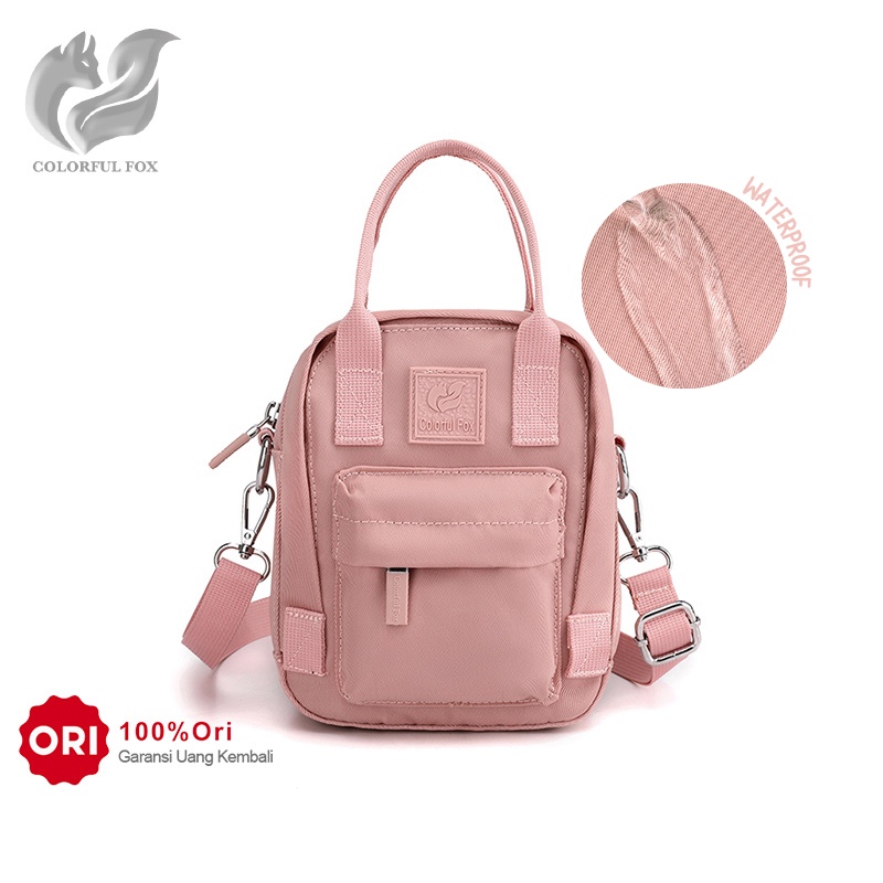 COLOURFUL FOX 0417 Tas Selempang Wanita Sling Bag Wanita Hand Bag Wanita Bahan Anti Air