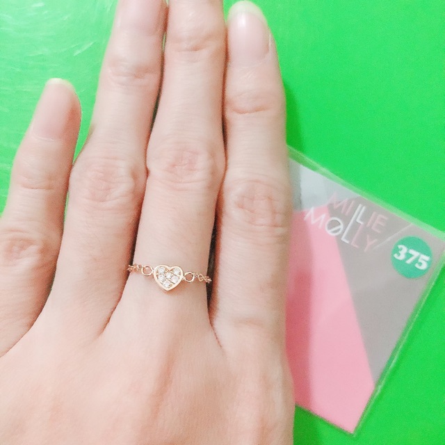 Cincin Love Serut belakang UBS