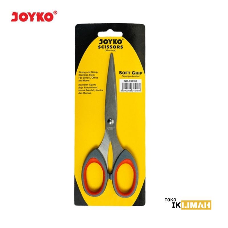 

Gunting JOYKO SC-838SG Soft Grip Sedang / Scissors SC838SG Tanggung